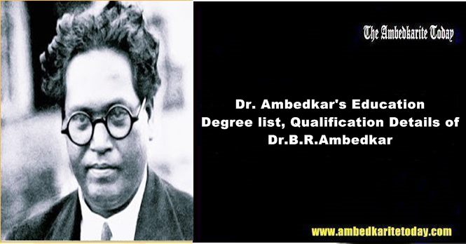 phd degree of ambedkar