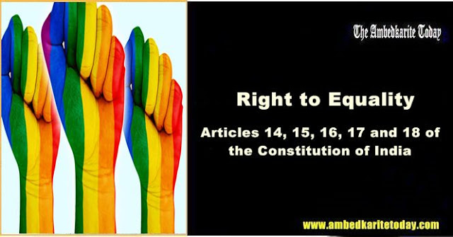 Right To Equality In Indian Constitution