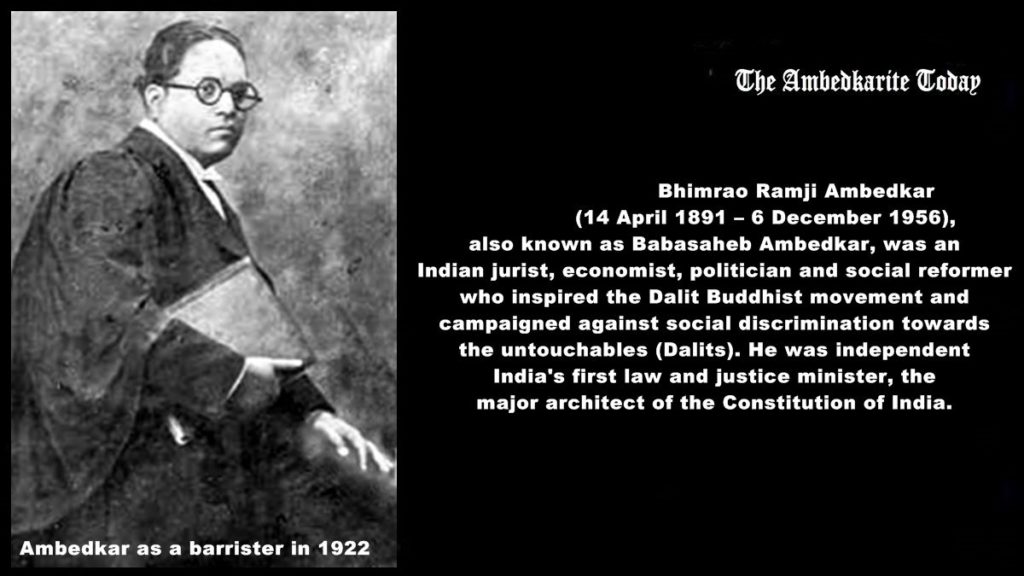 write biography of dr bhimrao ambedkar