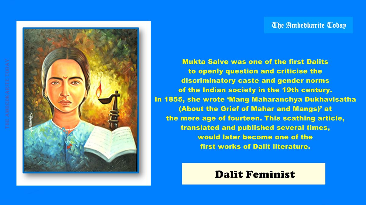 Mukta Salve : the first Dalit feminist who criticised brahminical patriarchy